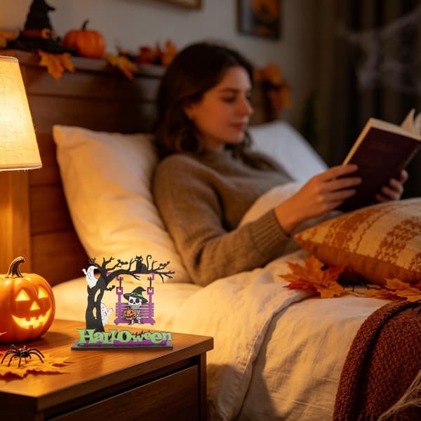Halloween Träfigurer Svängformade 6-pack (Pe)