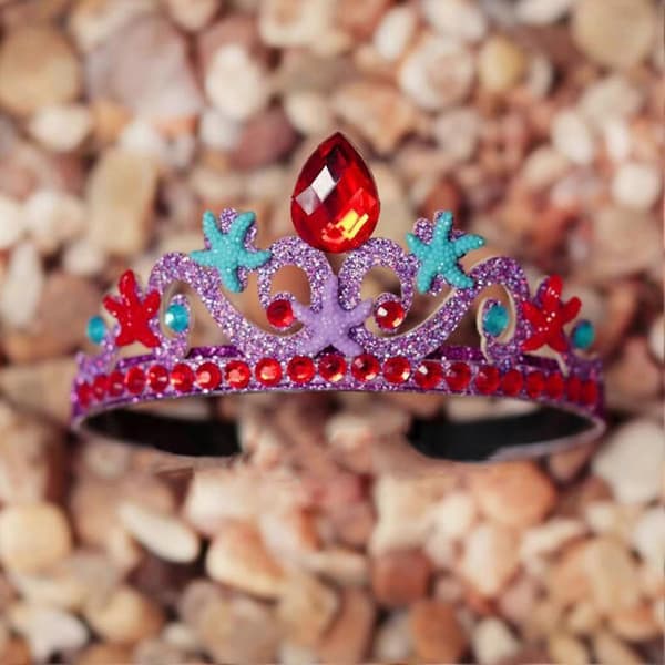 Piger Rhinestones Fiberdug Bærbar Til Jikaix (Peng) Purple