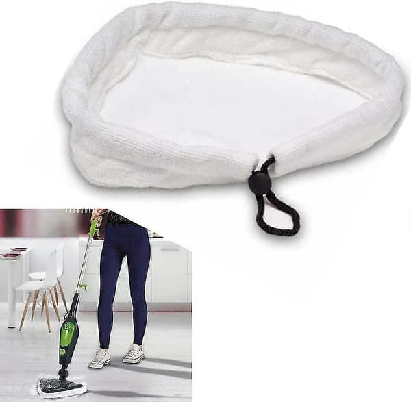 4 dampmoppeklude, trekantet mikrofiber-dampmoppeklud, vaskbare udskiftnings-dampmoppepuder til C (Peng)