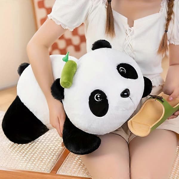 Papa Panda-docka bambu jättepanda mjukisdjur söt tecknad docka Chengdu jättepanda resesouvenir (Peng)