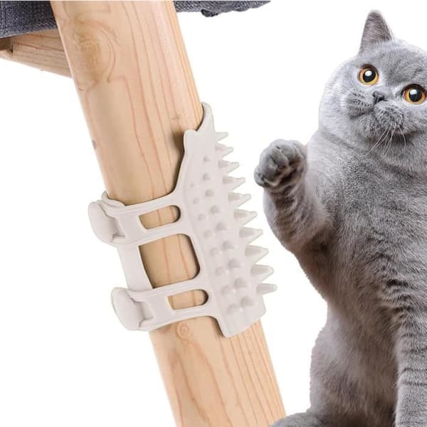 Väggmonterad kattborste - Silikonhörnborste - Självborstande - Enkel att installera - Massage (Pe)