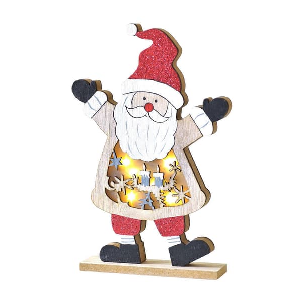 LED Træ Juleborddekoration Feriebutik Vinduespynt (Pingvin) Santa