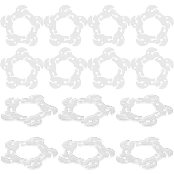 50 stk. ballonring-spænder ballonclips kompatible med ballonbue genanvendelige ballonclips-holdere (Peng)