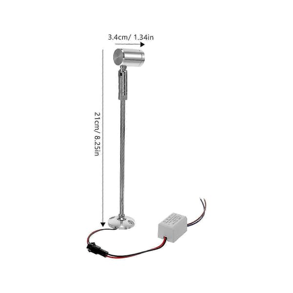 Skåpsbelysning stående spotlight LED-spotlight för smyckesmonter (Peng)