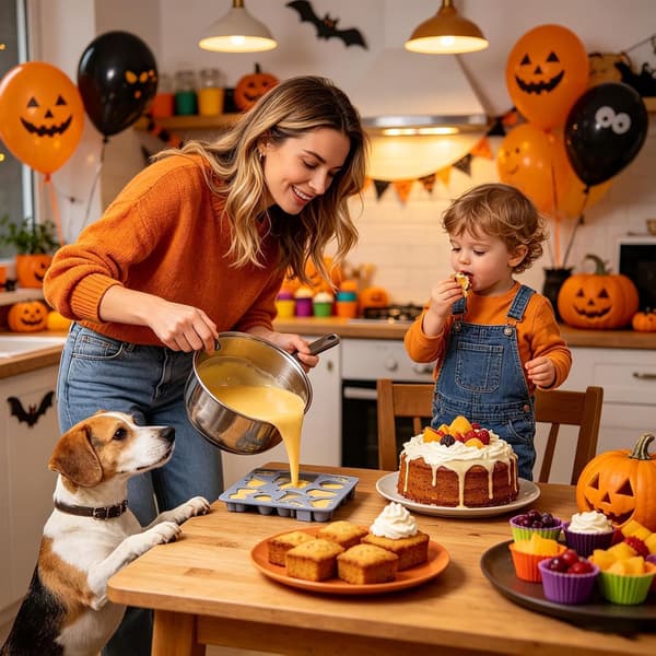 Handgjorda Halloween Silikonformar Godisdekorationer (Pe)