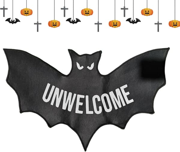 Sjov Goth Halloween Dørmåtte 90x60cm (Pe)