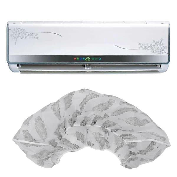 Väggmonterat luftkonditioneringsskydd, skyddande hölje för luftkonditionering, heminredning, Multi 95*31*20cm, 1-pack (Peng)