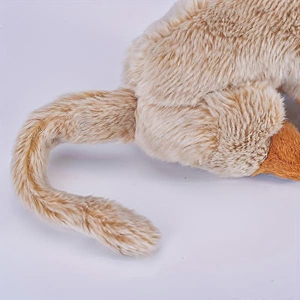 Simulerad maskot ekorr-apa barnleksak plysch liten apdocka leksak (Peng)
