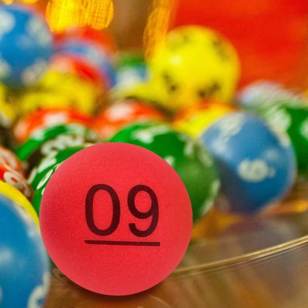 10 stk. nummererede spillebolde til sjov til hjemmefesten, lodtrækningsbolde, interessant bold-sæt (Peng)