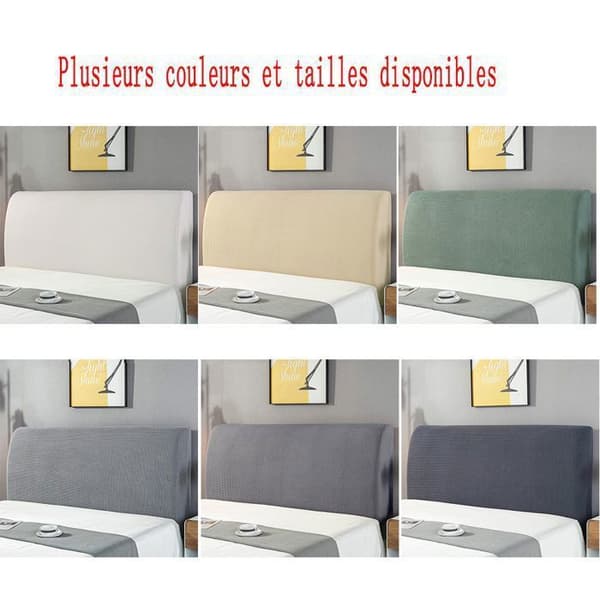 Sänggavelöverdrag - JZSH - Töjbart - Dammtätt - Beige - 210-240cm (Pe)