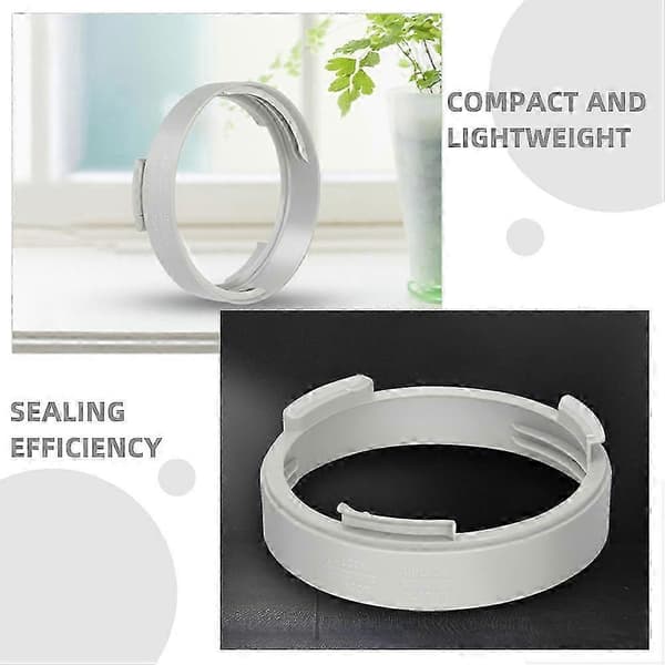 2-pack luftkonditioneringsadapter för portabla AC-enheter, rund gränssnittskoppling för utblåsslang, 150 mm diameter, enkel installation (Peng)