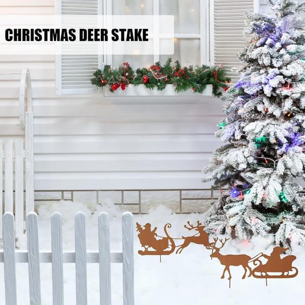 Julgrådsdekorationer Parti med 2 väderbeständiga utomhuspaneler (Pe)
