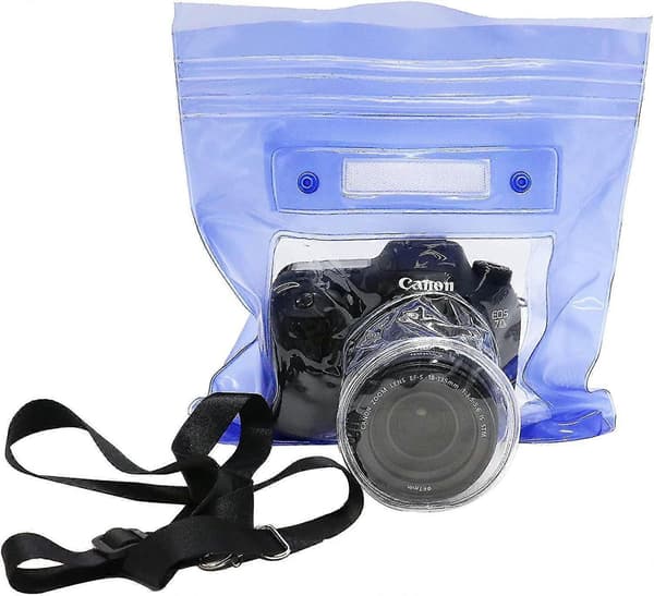 Vattentät kameraväska för undervattensfotografering för Canon Nikon (Peng)