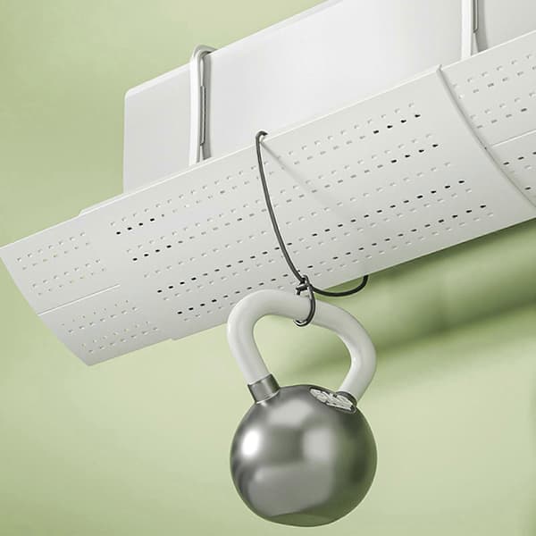 Justerbar luftkonditioneringsvindavvisare 16,5x52cm Plast Luftkonditioneringsbaffel Vindavvisare Plasttextur (Peng) A