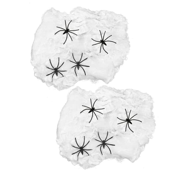 Halloween-hämähäkinseittisetti koristeluun, 2 sarjaa sisä- ja ulkokäyttöön (Peng)