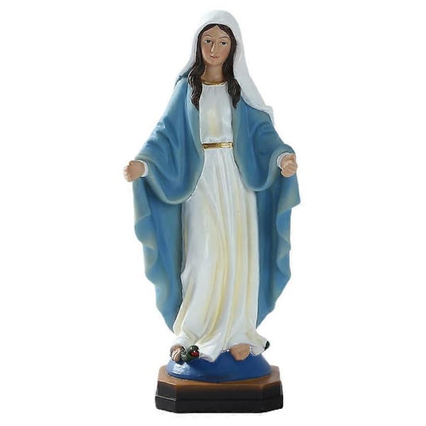 1 st välsignad Jungfru Maria-staty bröllopspresent julbordsdekoration (Peng)