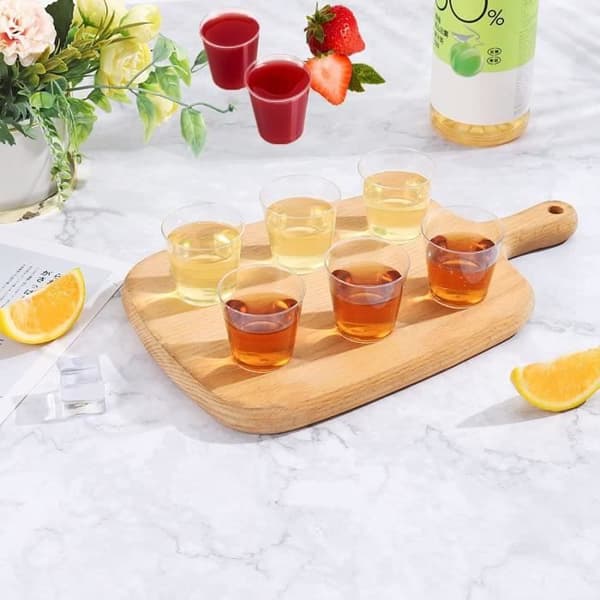 Snapseglas - Uspecificeret - 30 ml - 100 Stk - Klar Plastik - Genanvendelig (Pe)