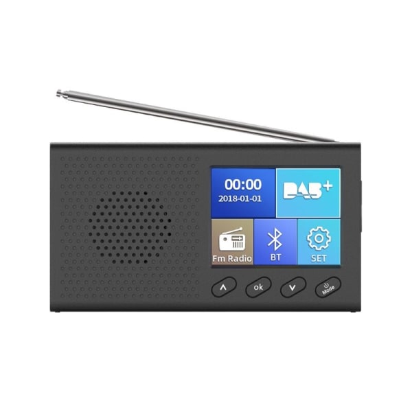 Mini Bärbar DAB-mottagare FM-radio Bluetooth -kompatibel 4.2