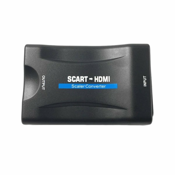 1080P SCART till HDMI-omvandlare Video Audio Uppskalningssignal