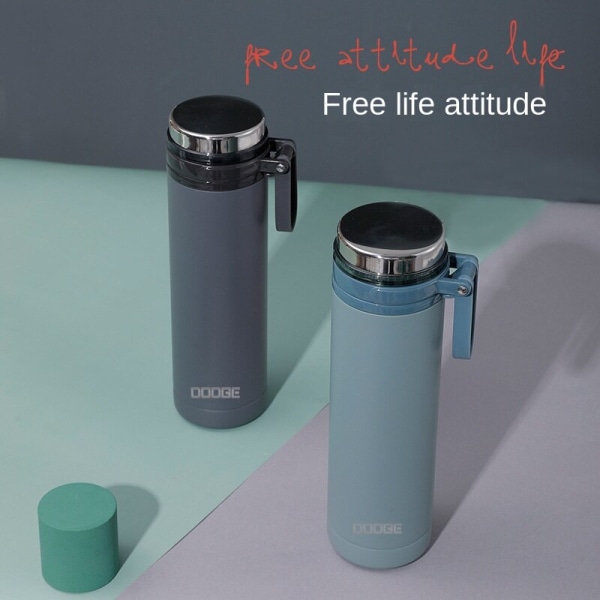 480 ml Sports Thermos Cup, 304 sportvatten i rostfritt stål Red