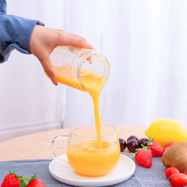 Mini Portable Electric Juicers Mixer Orange Frukt Smoothie