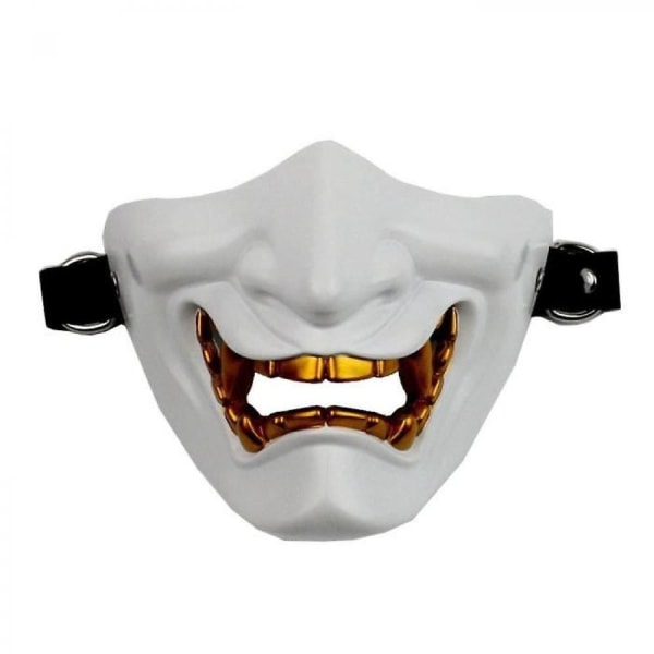 Demi-mask Visage Cosplay Samouras Diable Tactique