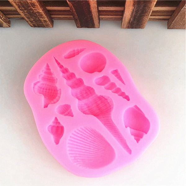The New Conch Shape Drop Glue Form - Skalformad tårta