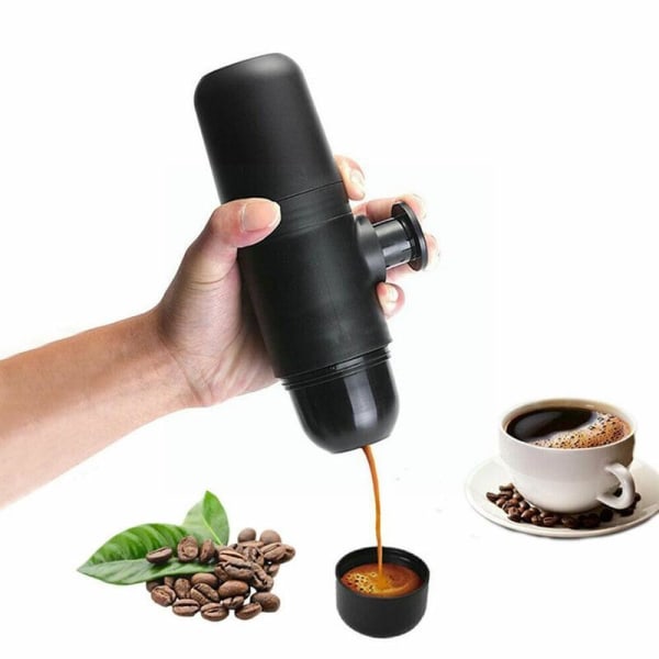 70ml mini kaffemaskin Bärbar kaffebryggare tryck