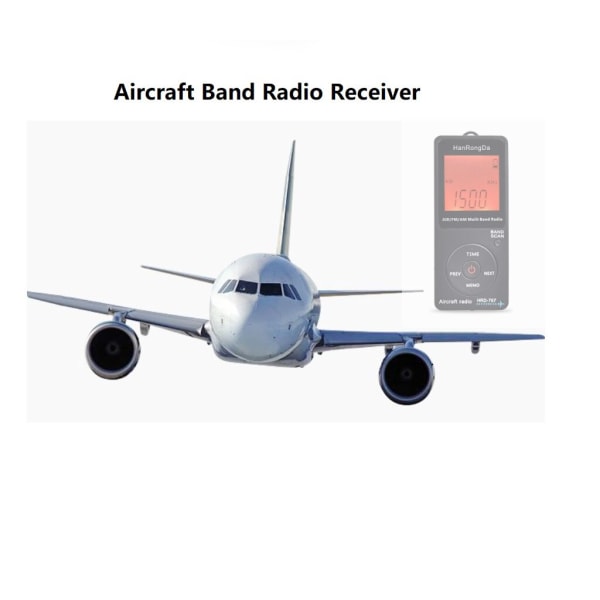 Multi Band FM/AM/AIR Radio Radiomottagare för flygplansband