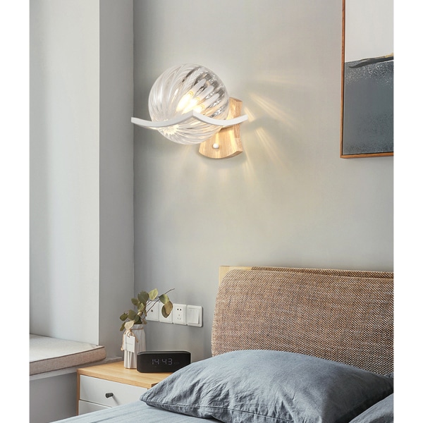 Modern Minimalistisk Led Vägglampa För Sänggången i sovrummet