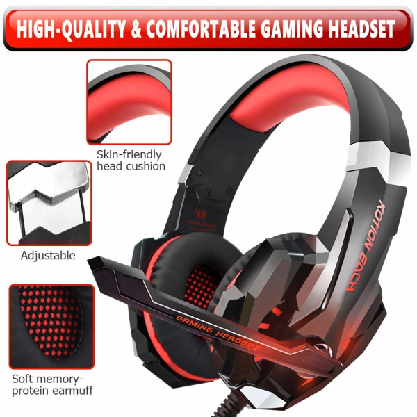 (RÖD) Gaming Headset PS4 xbox one, PC Over-Ear Gaming
