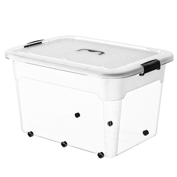 2st 5#PP materialförvaringslåda, superstora kläder White 28.5*19.5*16cm