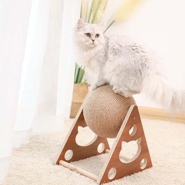Cat Scratcher Sisal Rope Ball Cat Toy Cat Scratching Post