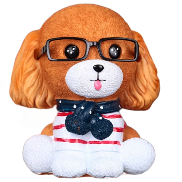 Högkvalitativa kreativa glasögon hund bedårande hundvalp Pengar