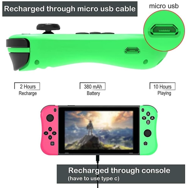 Bluetooth Joy-con L/r Controller för Nintendo