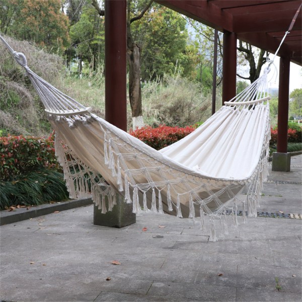 Canvas Swing Paraply, Mjukt Och Bekvämt Andas White
