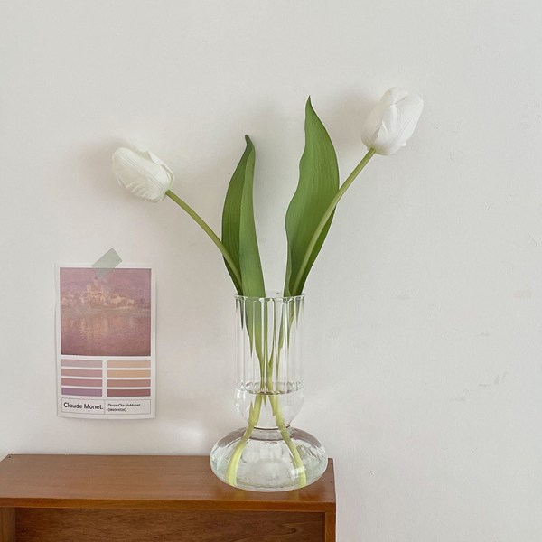 Vardagsrumsglasvasprydnader, Nordic Flowers Mini Transparent
