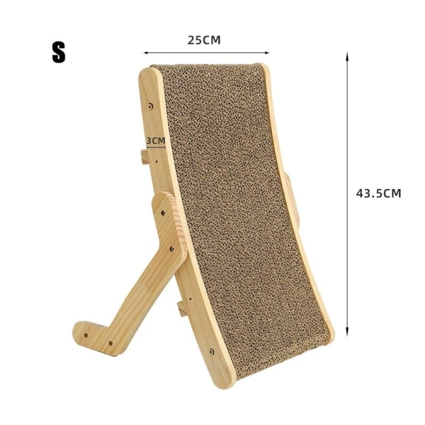 Korrugerat papper Cat Scratching Board Deformerad kattsäng