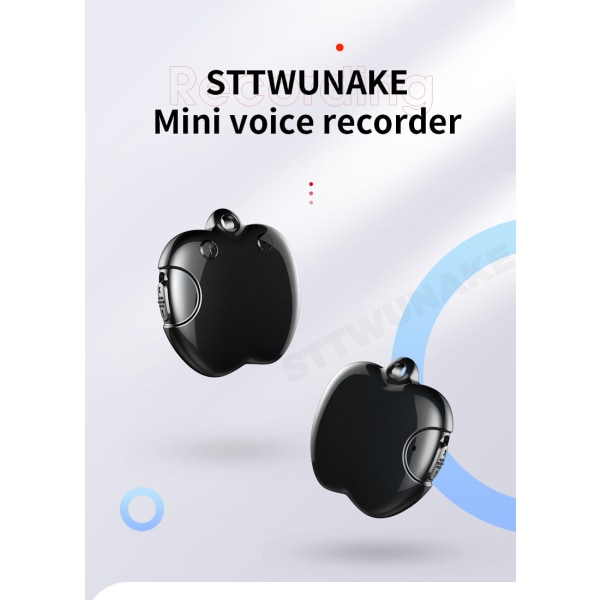 32GB röstinspelare Miniinspelningsdiktafon mikroljud