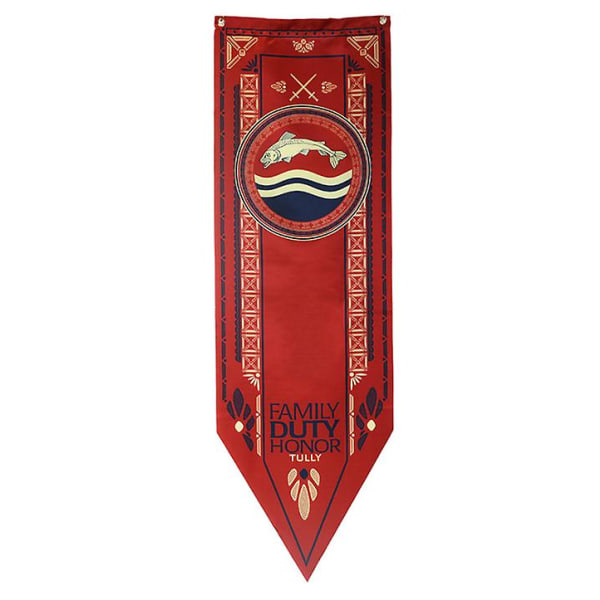 Game Of Thrones hängande flagga 48*150cm Dekoration Targaryen