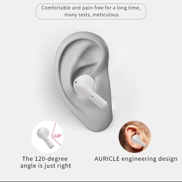 Trådlöst Bluetooth Stereo Headset In Ear Noise Cancel