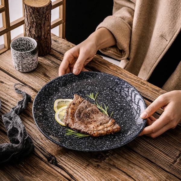 Japansk maträtt Personlighet Kreativ keramisk retro servis