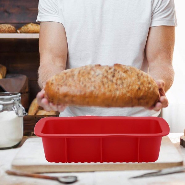 Silikonbröd Limpa Pan Rostat bröd Form rektangel Non-stick
