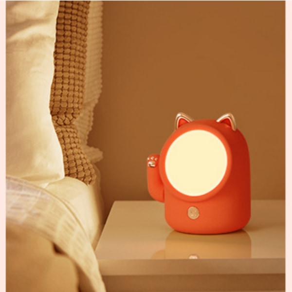 Lampor Katt Bordslampa Sovrum Tre slag Ljusröd