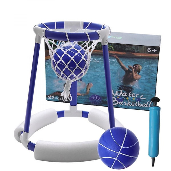 Pool Flytande Basket Hoop Set Water Basketball Game Pool