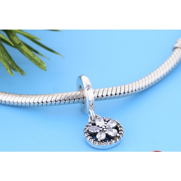 Armband Halsband 925 Silver hänge Charms Sparkling