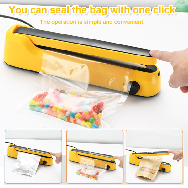 Creative Food Vacuum Sealer Portable Bag Clips Handheld Mini