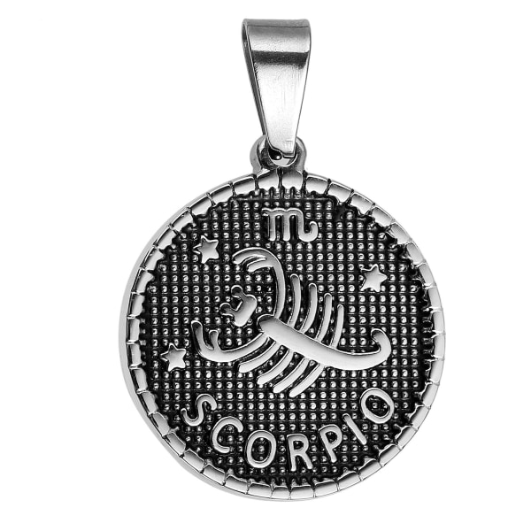 (Skorpionen (24 okt - 22 nov)) Zodiac halsband, mynt