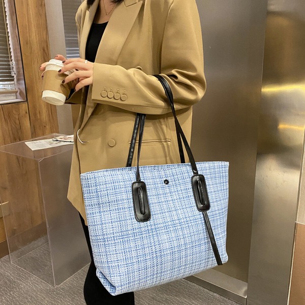 Damväska Totes Weave Flätade Damhandväskor Lady Hand