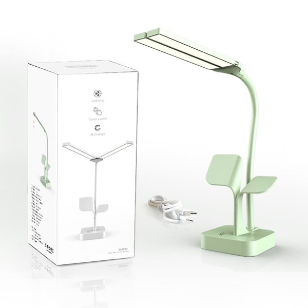 Td3 bordslampa (3 ljuskällor - 1200 mah) (grön)